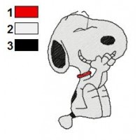 Snoopy Embroidery Design 8